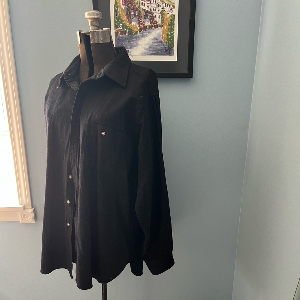 Pendleton Men's Black Casual Button Down Shirt